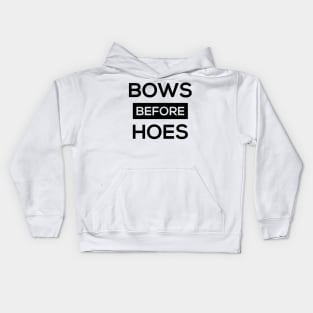 Bows Before Hoes Kids Hoodie